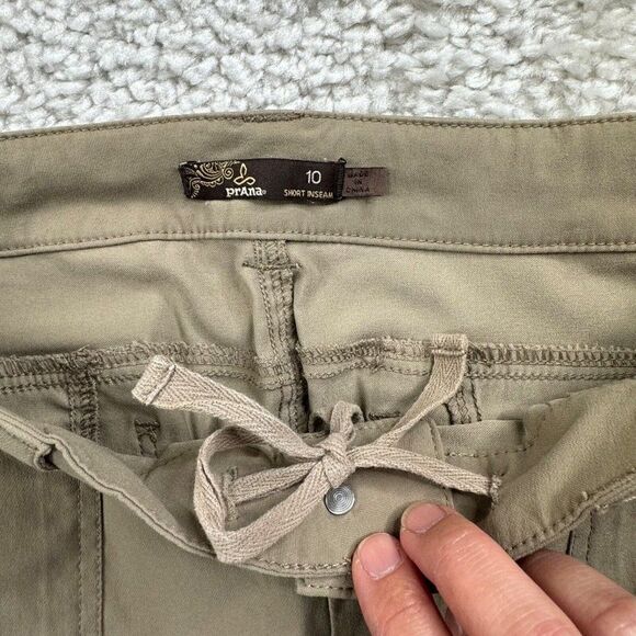 Prana Monarch Convertible Roll Up Leg Hiking Pants Tan 10 Short - Picture 6 of 15